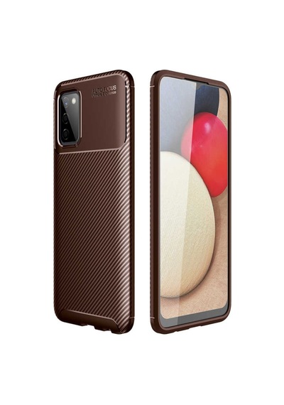 Samsung Uyumlu Galaxy A03S Kılıf Zore Negro Silikon Kapak-Siyah