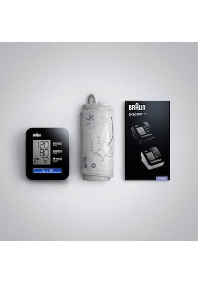 Braun ExactFit 1 BUA 5000 Üst Koldan Ölçer Tansiyon Aleti Siyah