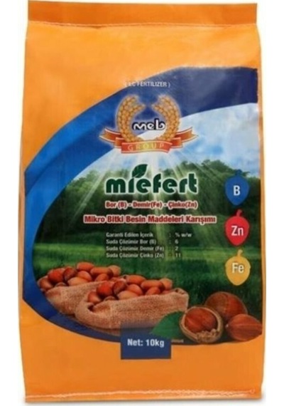 Miefert Bitki Besin Maddeleri Karışımı B Zn Fe 10 KG