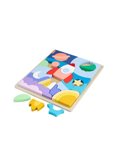Hxy42 Fisher-price Ahşap Uzay Yapboz