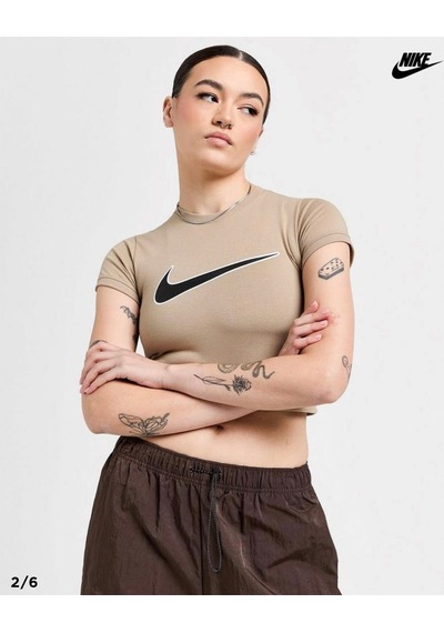 Nsw Tee Kadın Tişört Fv5310-247 Krem
