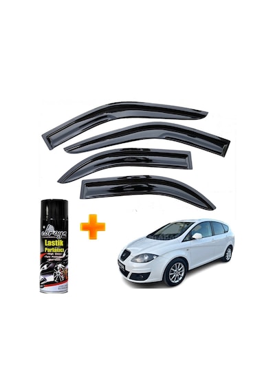 Seat Altea Mügen Cam Rüzgarlığı 2004-2015 Arası 4 Lü Takım +500ml Lastik Parlatıcı