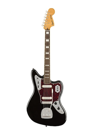 Squier 0374090506 Classic Vibe '70s Jaguar Elektro Gitar Siyah - Laurel Klavye Vintage Üst Seviye Blok İşaretçiler Ve Kısa Skala Tasarımı Squier 0374090506 Classic Vibe '70s Jaguar Elektro Gitar Siyah - Laurel Klavye Vintage Üst Seviye Blok İşaretçiler Ve Kısa Skala Tasarımı