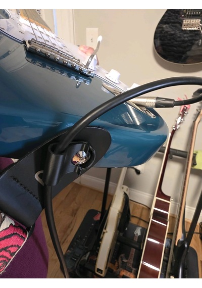 2'si 1 Arada Gitar Aksesuarı: Askı Kilidi Ve Kablo Tutucu - 3d Baskı