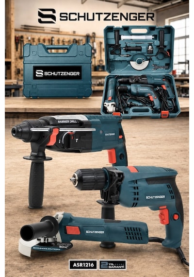 Profesyonel 3 Makine Elektrikli Matkap Avuç Taşlama Kırıcı Delici Hilti Pro Seri
