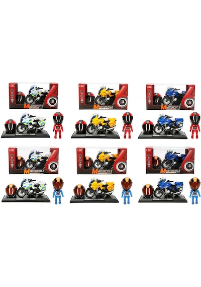 1:14 Sesli Ve Işıklı Bmw Die Cast Çek Bırak Motosiklet Std