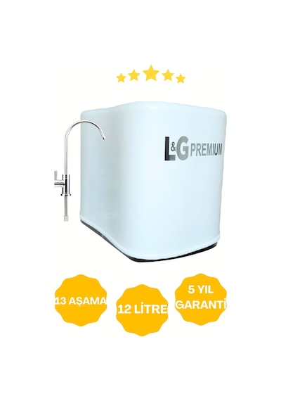 Pompalı Su Arıtma Cihazı 12 Litre 13 Aşamalı