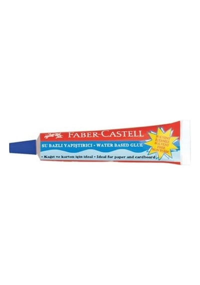 Faber Castell Su Bazlı Sıvı Yapıştırıcı 7Gr 179645 Solvent Içermez