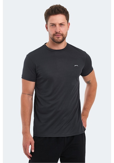 Slazenger OMAR KTN Erkek  Siyah Tişört