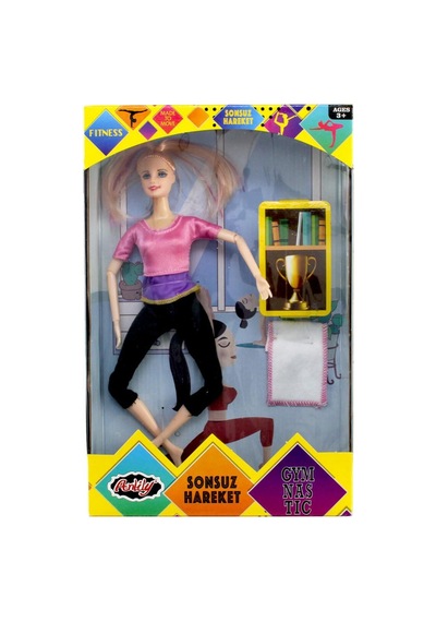 Eklemli Jimnastikçi Oyuncak Bebek Sonsuz Hareket Kabiliyetli 30 Cm