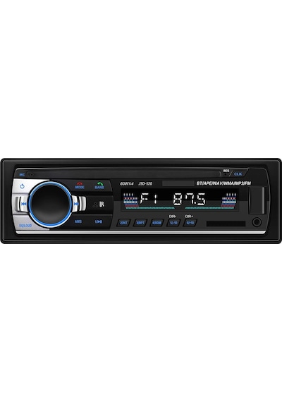Exvol Kingwin EXW-21 Araba Oto Teyp 4x60W Bluetooth Usb Sd Aux 2 Yıl Garantili