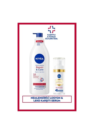 Repair&care Nemlendirici Vücut Losyonu 400ml Ve Luminous630 Leke Karşıtı Cilt Serumu 30ml