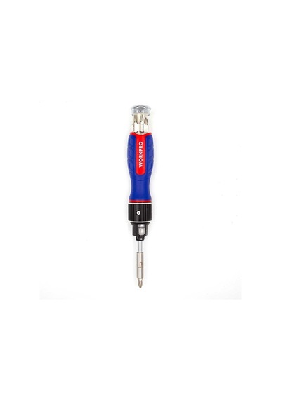 Workpro Wp221069 6-ın-1 Profesyonel Cr-v Cırcırlı Manyetik Tornavida Seti Fr Wp221069
