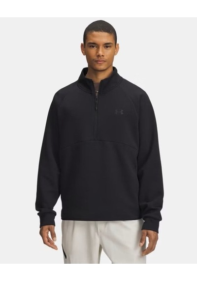 Under Armour Unstoppable Flc Half Zip Erkek Sweatshirt-33324 siyah