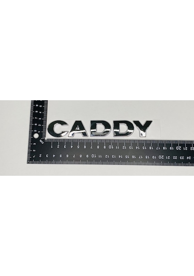 Vw Caddy 2004 - 2010 Tdi Arka Bagaj Yazısı Tek Kırmızı Set