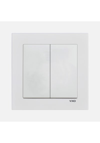 Viko Karre 55 Beyaz Dual Anahtar C1