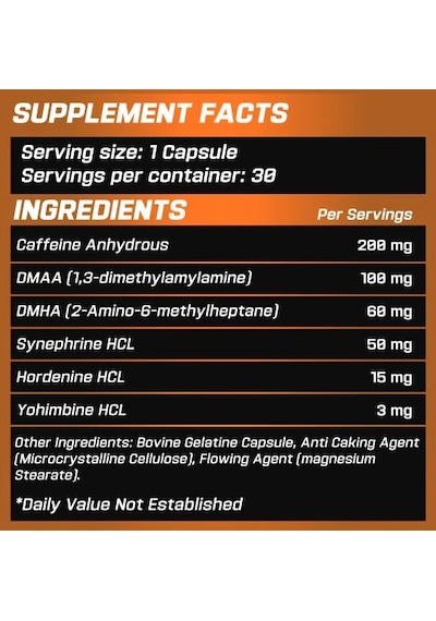 Grimlabs Energizer Pure Energy Dmaa Dmha Pump Preworkout 30 Servis
