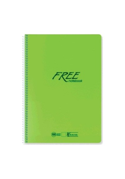 Free A4 80 Yaprak Kareli Pp Kapak Defter
