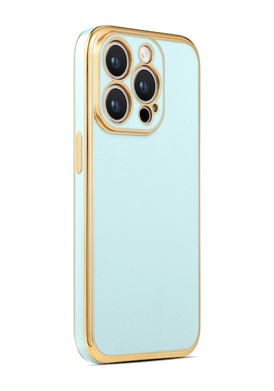 Zore İphone 14 Pro Max Uyumlu Ogaa Bark Kılıf-mavi Açık