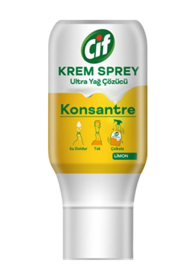 Cif Konsantre Krem Sprey Limon 70 Ml