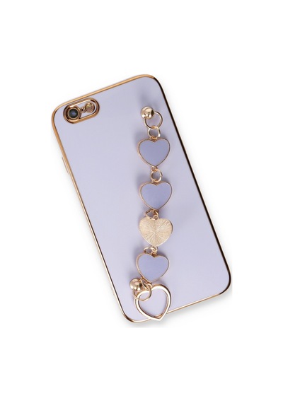 Newface Apple Uyumlu iPhone 6 Kılıf Esila Silikon - Lila lila