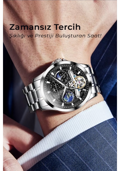 Kronen & Söhne Ks7009 Day Night Tourbillon Mekanik Otomatik Saat