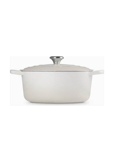 Le Creuset Yuvarlak Ikonik Lüks Döküm Tencere 28 Cm Krem