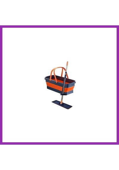 Bezos Sogut Metal Saplı Katlanır Kovalı Mop Set 1 Adet Bty