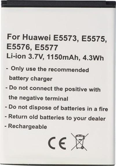 Huawei E5573 E5575 E5576 E5577 li-Ion 3.7V 1150 Mah 4.3Wh I