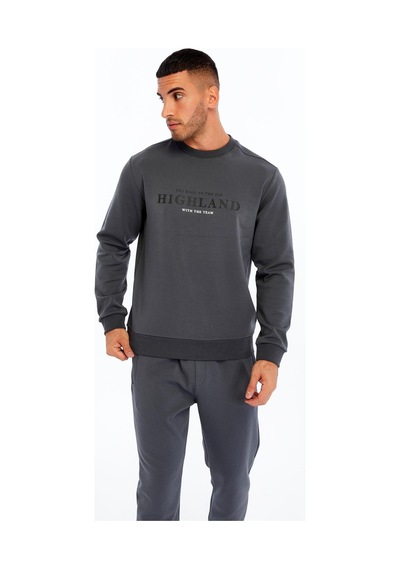 AR-MA Arma Erkek Slim Fit Scuba Interlok Bisiklet Yaka Yazı Baskılı Sweatshirt K30124685002 Gri AR-MA Arma Erkek Slim Fit Scuba Interlok Bisiklet Yaka Yazı Baskılı Sweatshirt K30124685002 Gri