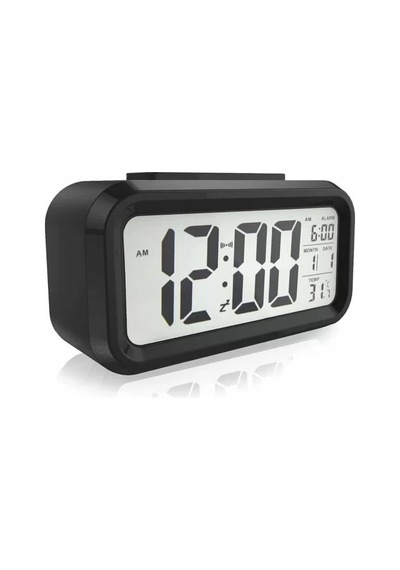 Home Dijital Masa Saati Takvim Çalar Saat Alarmlı Işıklı Led Ekran Pilli Çok Renkli