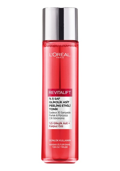 L'oréal Paris Revitalift %5 Saf Glikolik Asit Peeling Etkili Tonik 180 Ml - 3 Adet Tarı