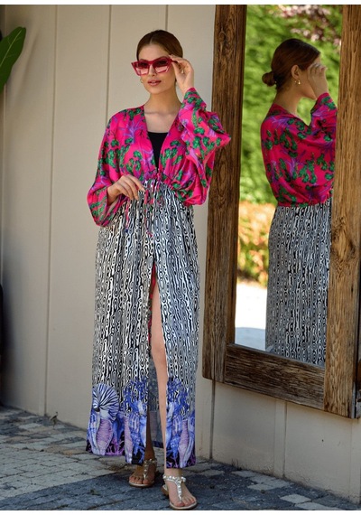 Mayovera Deniz Yıldızı Kimono Çok Renkli