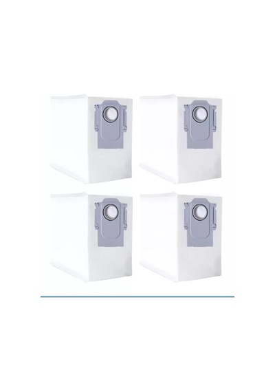 Roborock Uyumlu Q8 Max Q5 Pro Uyumlu Yedek Toz Torbası 4 Adet