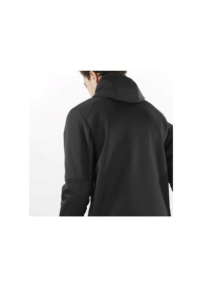 Salomon C22969 Outlıne Hybrıd Warm Hd Primaloft Thermoplume Yalıtımı Erkek Montu - Siyah Siyah