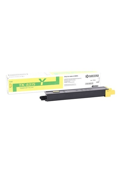 KomşuToner Kyocera Mita TK-8315 Sarı Toner Taskalfa 2550ci