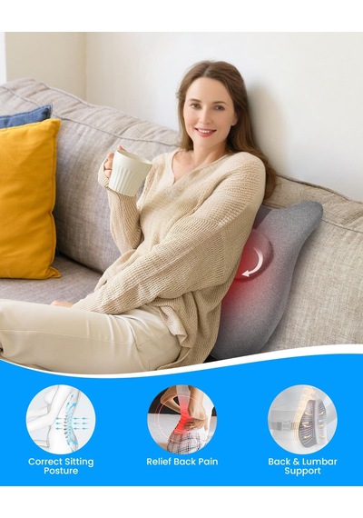 Comfıer Isılı Sırt Masaj Aleti, Shiatsu Masajlı Hafızalı Köpük Sırt Desteği Yastığı, Grafen Isılı Ergonomik Bel Desteği, Boyun Masaj Aleti, Kadın Erkek Hediyeleri Comfıer Isılı Sırt Masaj Aleti, Shiatsu Masajlı Hafızalı Köpük Sırt Desteği Yastığı, Grafen Isılı Ergonomik Bel Desteği, Boyun Masaj Aleti, Kadın Erkek Hediyeleri