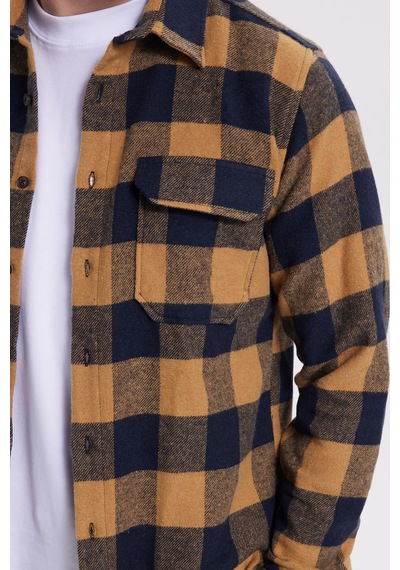 Tudors Erkek Slim Fit Dar Kesim Uzun Kollu Kapaklı Çift Cepli Kareli Kışlık Oduncu Gömlek-41630 Çok Renkli Tudors Erkek Slim Fit Dar Kesim Uzun Kollu Kapaklı Çift Cepli Kareli Kışlık Oduncu Gömlek-41630 Çok Renkli