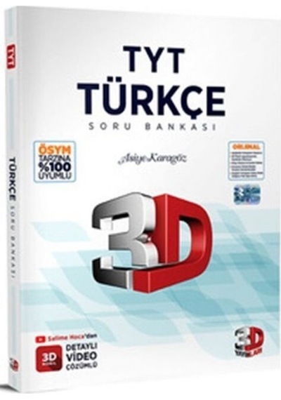 2025 Tyt Türkçe 3d Soru Bankası 3d Yayınları