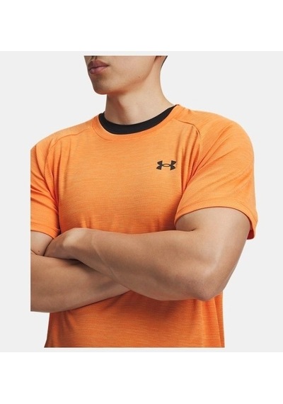 Under Armour Ua Tech Textured Erkek Kısa Kollu T-shirt 1382796-808 Turuncu