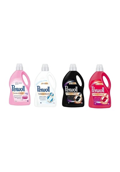3 L Sıvı Çamaşır Deterjan Siyah + Beyaz + Renkliler + Yünlüler Ve Narinler 0.75 LT - 2.5 LT - 12 KG