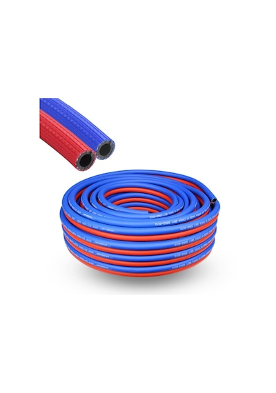 Hava Hortumu Çelik Kompresör Hortumu 8 MM 10 Metre-Mavi N11.19