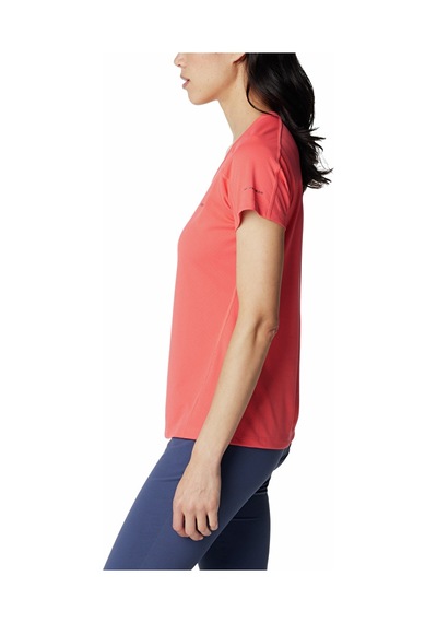 Columbia Zero Rules Kısa Kollu Kadın T-shirt Al6914 Altın - Kırmızı