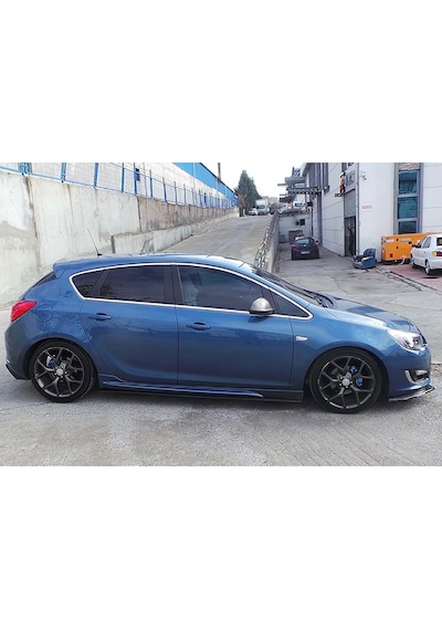 Opel Astra J Sedan Opc Marşpiyel Seti Mat Siyah Plastik 2009-2014