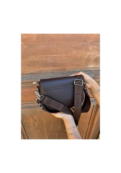 Just Polo Kadın Orta Boy Ayarlanabilir Çapraz Askılı Günlük Kullanıma Uygun El & Omuz Çantası Shoulder Bag Kahverengi