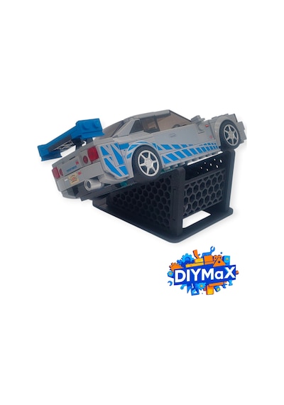 Speed Champions Standı Araç Sergileme Aparatı Model Vitrin Standı - Siyah