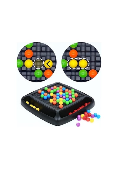 Renkli Toplar Candy Crush 80 Boncuklu Eğitici Düşünce Geliştirici Eşleştirme Kutu Oyunu