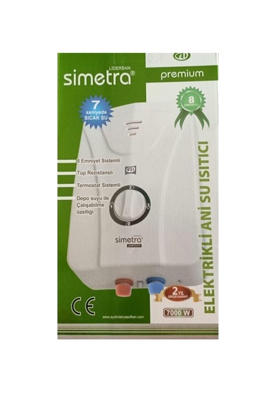Simetra Premium Elektrikli Sofben Ani Su Isitici 8 Emniyetli