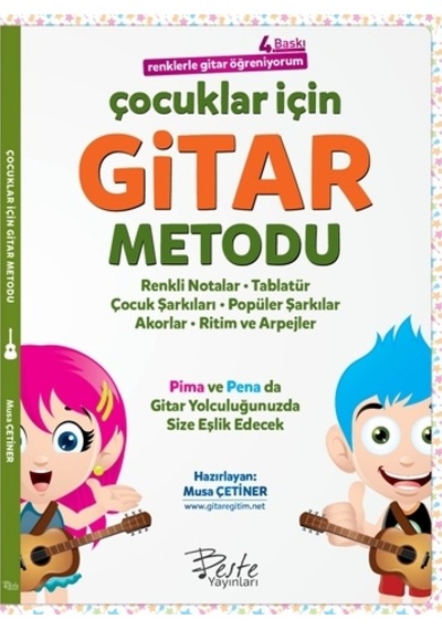 Çocuklar Için Gitar Metodu - Renklerle Gitar Öğreniyorum (551928738)
