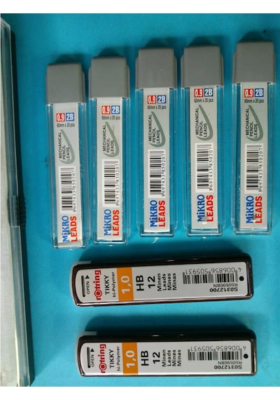 Versatil Kalem 1.0 Mm Rotring Takım+uçlar 7 Tüp +silgiler 6 Adet